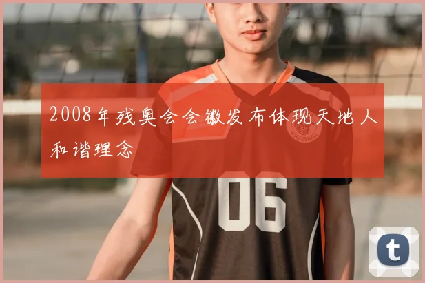 2008年残奥会会徽发布体现天地人和谐理念